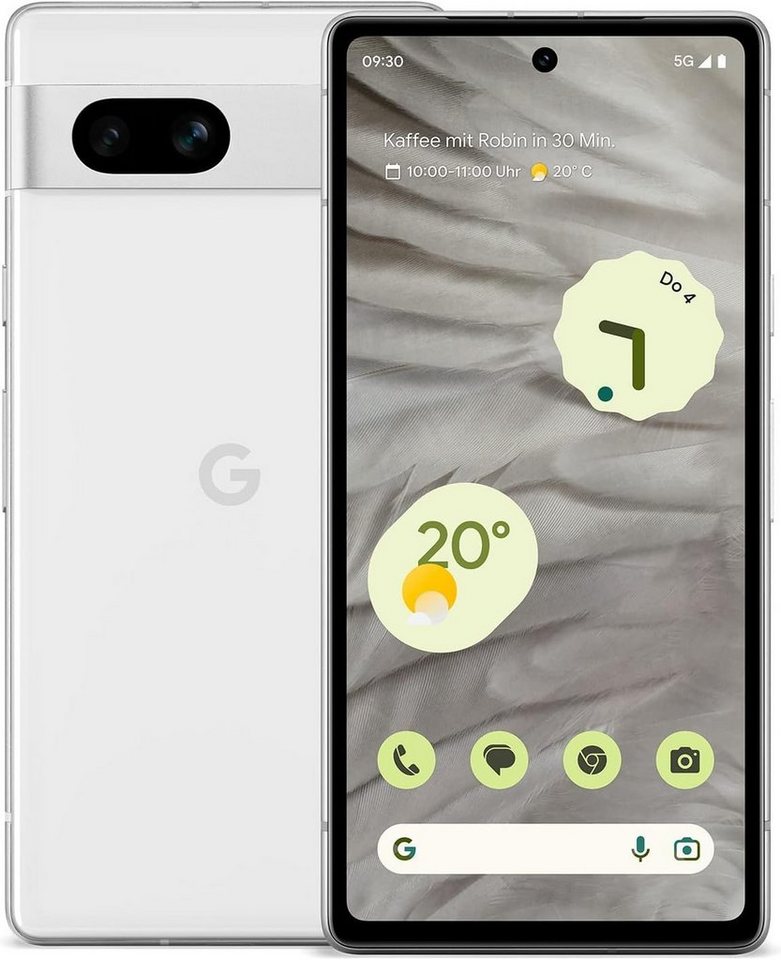 Google Pixel 7a - Dual Sim - 5G - ohne Simlock - Android Smartphone (15,20 cm/6.1 Zoll, 64 MP Kamera, Dual Kamera Handy) von Google
