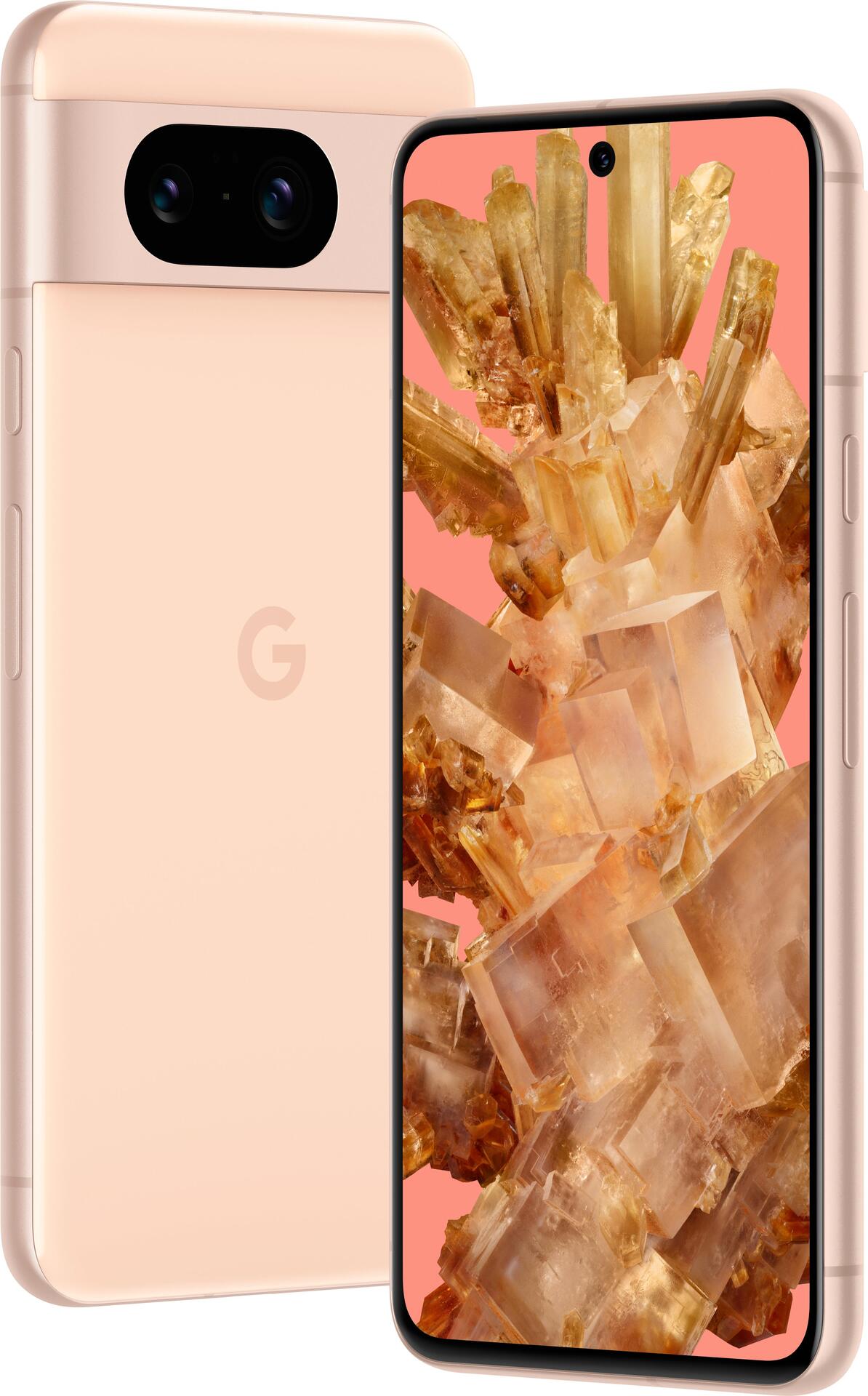 Google Pixel 8 15,8 cm (6.2) Dual-SIM 5G USB Typ-C 8 GB 256 GB 4575 mAh Rose (GA05000-GB) von Google