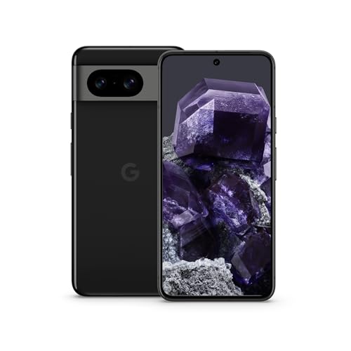 Google Pixel 8 – Android-Smartphone ohne SIM-Lock mit leistungsstarker Pixel-Kamera, 24 Stunden Akkulaufzeit und leistungsstarken Sicherheitsfunktionen – Obsidian, 128GB Google Pixel 8 – Android-Smartphone ohne SIM-Lock mit leistungsstarker Pixel-Kamera, 24 Stunden Akkulaufzeit und leistungsstarken Sicherheitsfunktionen – Obsidian, 128GB von Google
