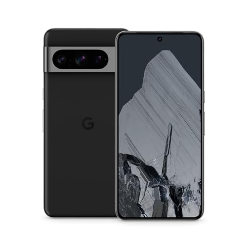 Google Pixel 8 Pro – Android Smartphone ohne SIM-Lock mit Teleobjektiv, langer Akkulaufzeit und Super Actua Display – Obsidian, 256GB von Google