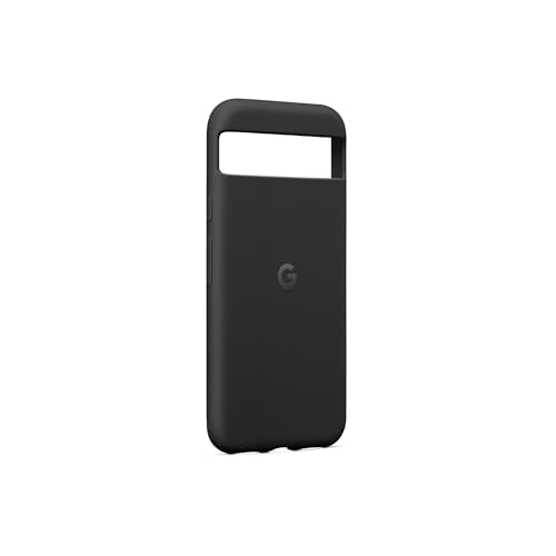 Google Pixel 8a Case – Langlebiges, fleckenabweisendes Silikon – Schutzhülle für Android-Smartphone – Obsidian von Google