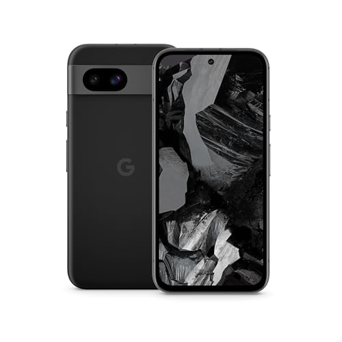 Google Pixel 8a: Android-Smartphone ohne SIM-Lock mit fortschrittlicher Pixel-Kamera, Langer Akkulaufzeit und leistungsstarken Sicherheitsfunktionen – Obsidian, 256GB von Google