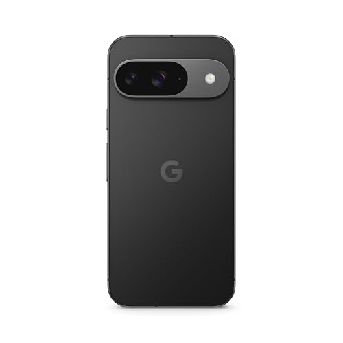 Google Pixel 9 – Android-Smartphone mit Gemini ohne SIM-Lock, erweiterte Kamerafunktion, 24 Stunden Akkulaufzeit und EIN 6,3 Zoll großes Actua-Display – Obsidian, 128GB von Google