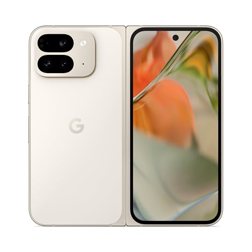 Google Pixel 9 Pro Fold – Android-Smartphone mit Gemini ohne SIM-Lock – fortschrittliches Dreifach-Rückkamerasystem – faltbares Display – Videos per Sprachbefehl steuern – Porcelain, 512GB Google Pixel 9 Pro Fold – Android-Smartphone mit Gemini ohne SIM-Lock – fortschrittliches Dreifach-Rückkamerasystem – faltbares Display – Videos per Sprachbefehl steuern – Porcelain, 512GB von Google
