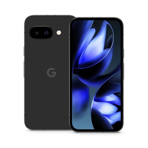 Google Pixel 9a: Android-Smartphone ohne SIM-Lock, mit KI-Kamera, 24 Stunden Akkulaufzeit und leistungsstarken Sicherheitsfunktionen – Obsidian, 256GB von Google
