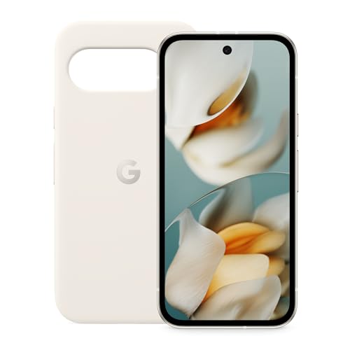 Google Pixel 9a: Android-Smartphone ohne SIM-Lock, mit KI-Kamera, 24 Stunden Akkulaufzeit und leistungsstarken Sicherheitsfunktionen – Porcelain, 128GB + Pixel 9a Case, Porcelain von Google