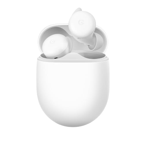 Google Pixel Buds A-Series – Kabellose Kopfhörer, Clearly White von Google
