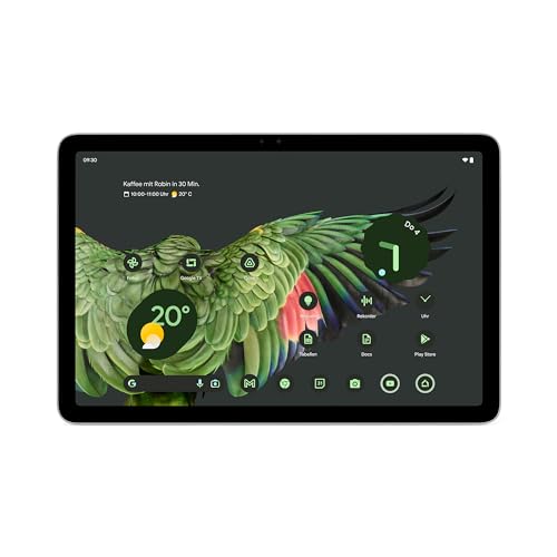 Google Pixel Tablet – Android-Tablet mit 11"-Display und einem Akku mit Langer Laufzeit – 8 GB RAM – 128 GB Speicherplatz – Hazel von Google