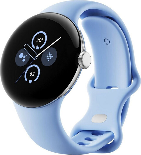 Google Pixel Watch 2 Bluetooth Sportarmband bay Aluminiumgehäuse polished silver Google Pixel Watch 2 Bluetooth Sportarmband bay Aluminiumgehäuse polished silver von Google