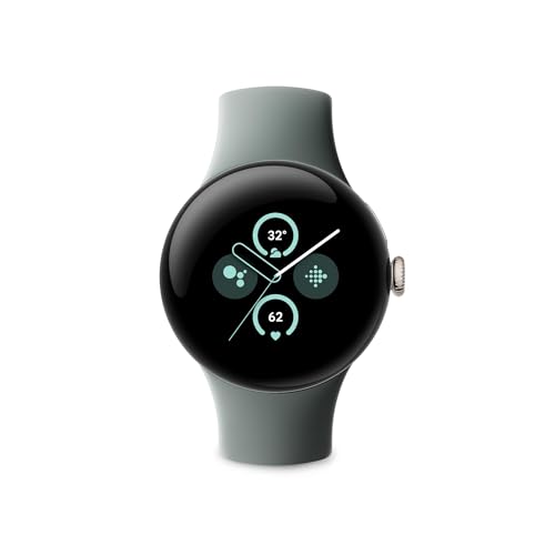 Google Pixel Watch 2 mit dem Besten von Fitbit und Google | Herzfrequenz-Tracker, Stressmanagement, Sicherheitsfunktionen | Android Smartwatch | Champagnergoldfarbenes Aluminiumgehäuse | von Google