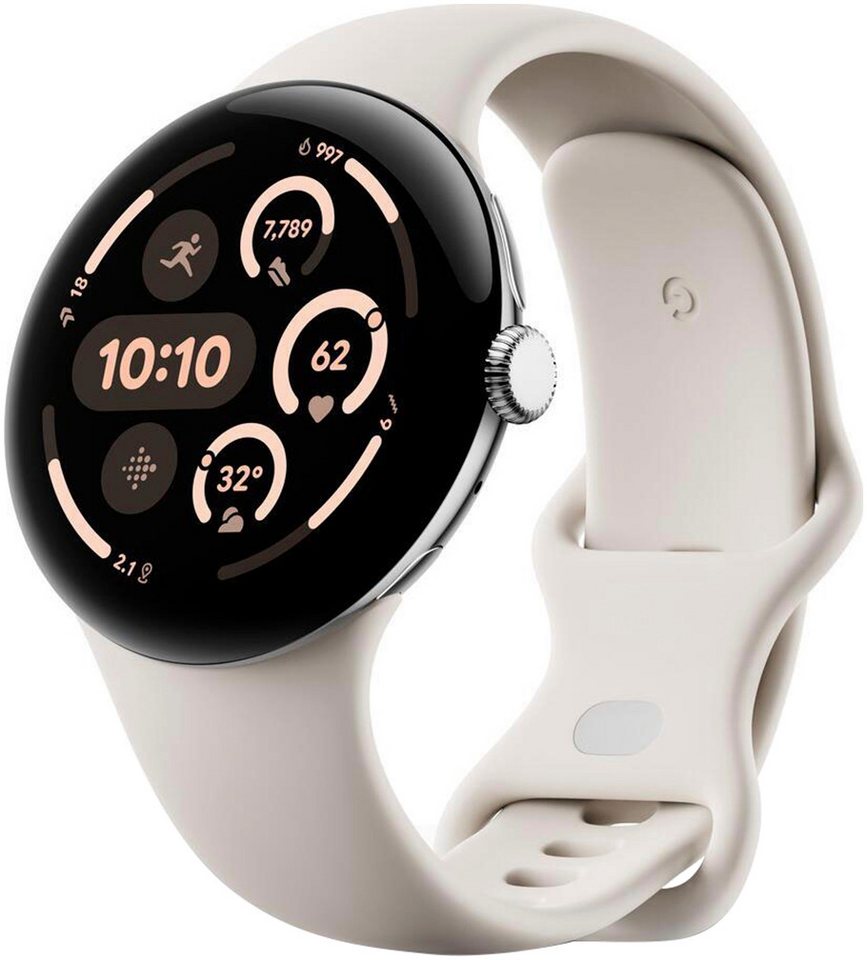 Google Pixel Watch 3 45mm LTE Smartwatch (4,5 cm/1.77 Zoll, Watch OS 5) von Google