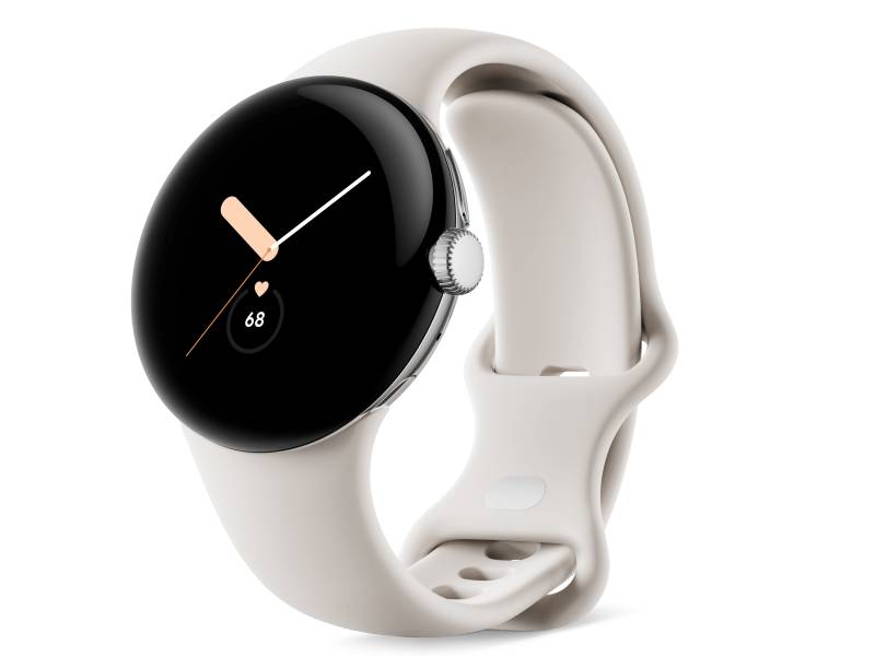 Google Pixel Watch AMOLED 41 mm 4G Silber GPS (0840244600143) von Google