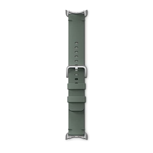Google Pixel Watch Handgefertigtes Lederarmband – Green, klein von Google