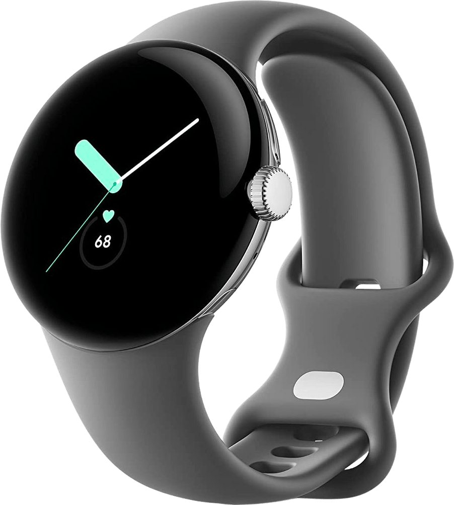 Google Pixel Wi-Fi / Bluetooth Smartwatch, Edelstahlgehäuse, 41 mm von Google
