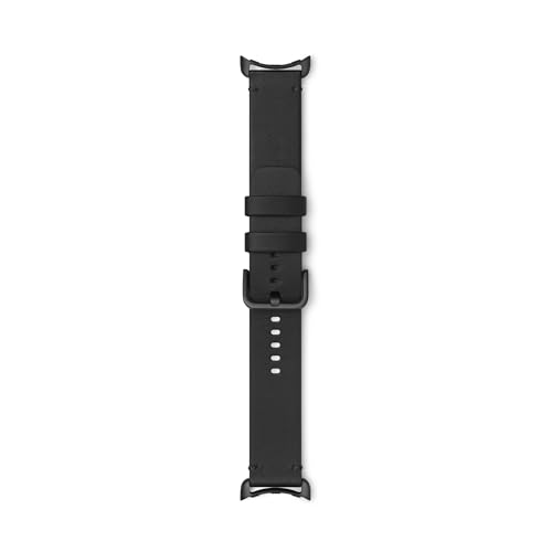Handgefertigtes Lederarmband für die Google Pixel Watch – Nur mit der Pixel Watch 3 (45 mm) kompatibel – Obsidian, Small von Google