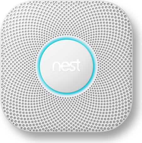 Nest Protect 2 Kohlenstoffmonoxid-Melder Interkonnektabel Kabellos (S3000BWFD) von Google