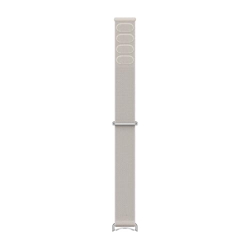 Sportarmband mit Klettverschluss für die Google Pixel Watch – Nur mit der Pixel Watch 3 (45 mm) kompatibel – Porcelain von Google