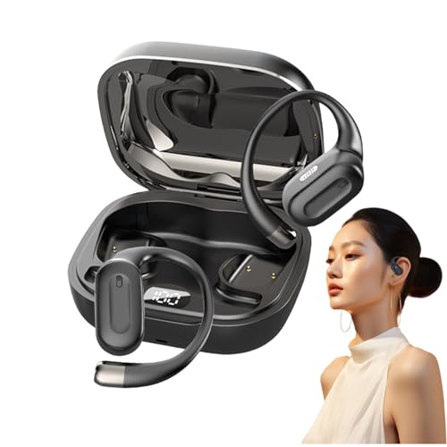 Goowafur Open Earbuds - Stereo Kabellose Kopfhörer | Für Kinder Frauen Schwimmen Live-Sport Streaming Alltag Goowafur Open Earbuds - Stereo Kabellose Kopfhörer | Für Kinder Frauen Schwimmen Live-Sport Streaming Alltag von Goowafur