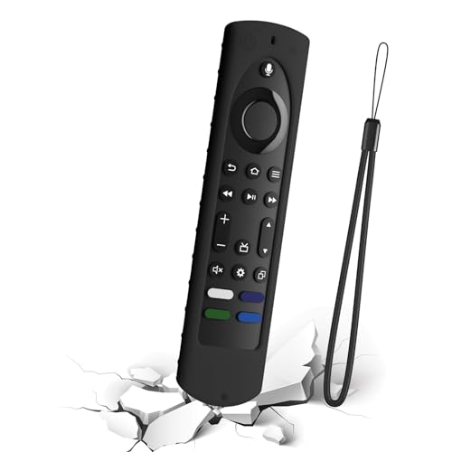 Goowafur Silikonhülle für F ire TV Stick 4K Max 2023, mit Trageband, weiche Silikon-Fernbedienungshülle für Hotel, Zuhause, Restaurant, Wohnung von Goowafur