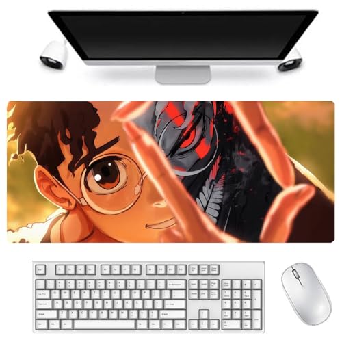 DAN DA DAN Mauspad| 900 * 400mm Anime Mauspad| Ayase Momo/Takakura Ken/Turbo Granny Mousepad| Schreibtischunterlage mit Rutschfester Gummibasis für Büro Computer-Zubehör DAN DA DAN Mauspad| 900 * 400mm Anime Mauspad| Ayase Momo/Takakura Ken/Turbo Granny Mousepad| Schreibtischunterlage mit Rutschfester Gummibasis für Büro Computer-Zubehör von Gooyeh