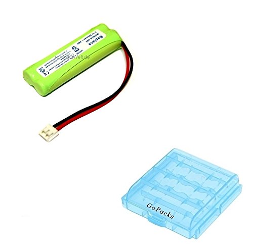 Gopacks Akku für Telefon ALDI Medion Tevion Life X63016 MD83430 DECT + Akku/Batterie Box für 4X Micro/Mignon (AAA/AA) Zellen Batterie Ersatzakku Accu Battery Bateria Akkubatterie von Gopacks