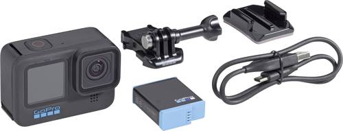GoPro HERO10 Black Action Cam Touch-Screen, WLAN, GPS, Bildstabilisierung, Zeitraffer, Zeitlupe/Zeit von Gopro
