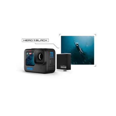 GoPro Hero 11 Black 5,3K60/4K120-Action Cam wasserdicht Sprachsteuerung von Gopro