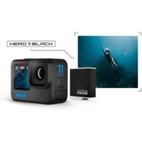 GoPro Hero 11 Black 5,3K60/4K120-Action Cam wasserdicht Sprachsteuerung von Gopro