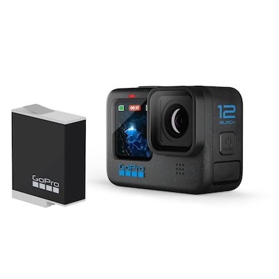 GoPro Hero 12 Black 5,3K60/4K120-Action Cam, Wasserdicht + Zusatzakku GoPro Hero 12 Black 5,3K60/4K120-Action Cam, Wasserdicht + Zusatzakku von Gopro