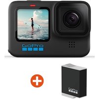 GoPro Set Hero 10 Black 5K60/4K10-Action Cam + Zusatzakku von Gopro