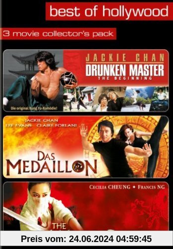 Best of Hollywood - 3 Movie Collector's Pack: Drunken Master - The Beginning / Das Medaillon / The White Dragon (3 DVDs) von Gordon Chan