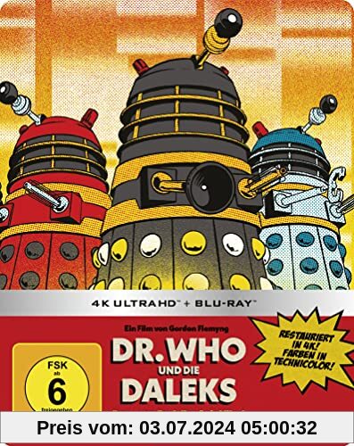 Dr. Who und die Daleks - Limited Steelbook Edition (4K Ultra HD+Blu-ray) von Gordon Flemyng