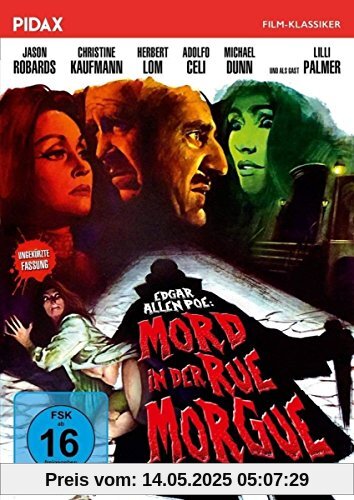 Mord in der Rue Morgue (Murders in the Rue Morgue) / Hochspannende Edgar Allan Poe-Gruselverfilmung mit Starbesetzung (Pidax Film-Klassiker) von Gordon Hessler