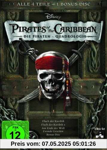 Pirates of the Caribbean - Die Piraten-Quadrologie [5 DVDs] von Gore Verbinski