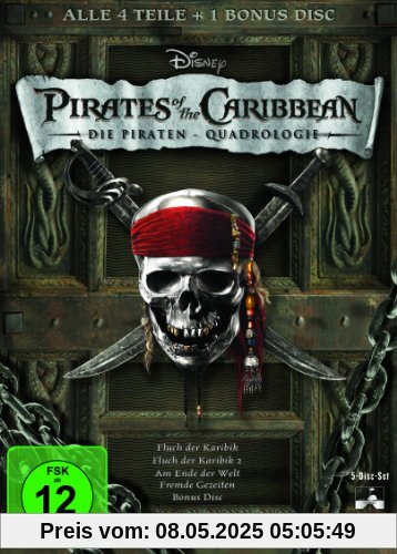 Pirates of the Caribbean - Die Piraten-Quadrologie [5 DVDs] von Gore Verbinski