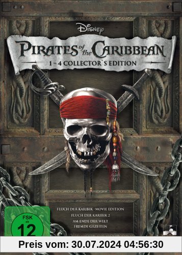 Pirates of the Caribbean - Die Piraten-Quadrologie [8 DVDs] von Gore Verbinski