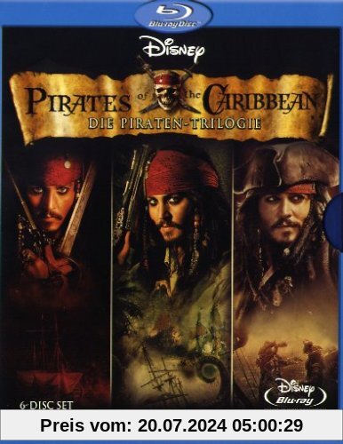 Pirates of the Caribbean - Die Piraten-Trilogie (6 Blu-rays) [Blu-ray] von Gore Verbinski