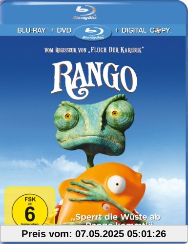 Rango (+ DVD + Digital Copy) [Blu-ray] von Gore Verbinski