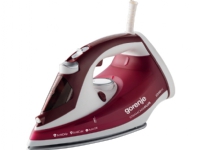 Gorenje SIH2200RBC, Dampfbügeleisen, Keramik-Bügelsohle, 2,5 m, 90 g/min, Rot, 30 g/min von Gorenje
