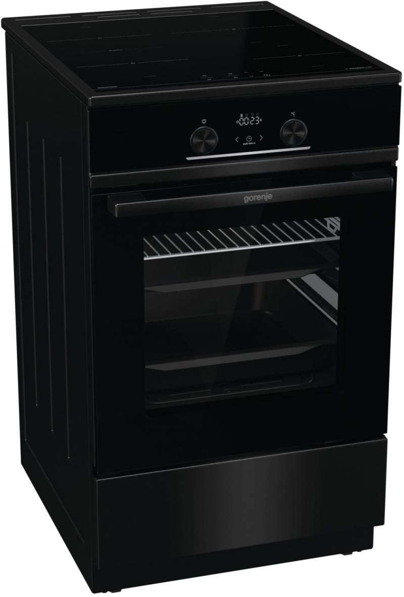 GEIT5C60XPG Stand-Elektroherd mit Induktionsfeld tiefschwarz / A von Gorenje