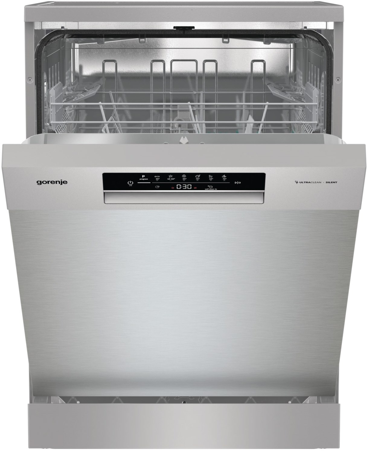 GS642D90X Stand-Geschirrspüler 60 cm silber / D von Gorenje