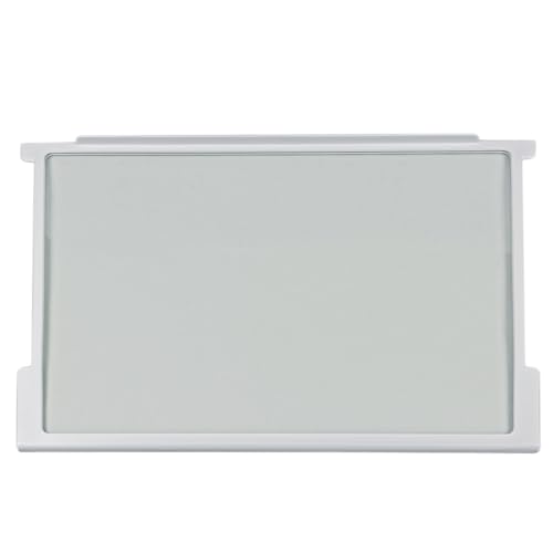 Gorenje 163336 ORIGINAL Glasplatte Scheibe Abdeckplatte Glasboden mit Halteleisten fürs Lebensmittelfach 465x300x7mm z.T. HZI2926 HZI2921 HS2226 HS1826 HI2226 HI1826 HI1526 G3000200 Kühlschrank von Gorenje