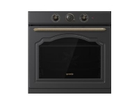 Gorenje BOS67371CLB, Groß, Elektrischer Ofen, 77 l, 2300 W, 77 l, 300 °C von Gorenje