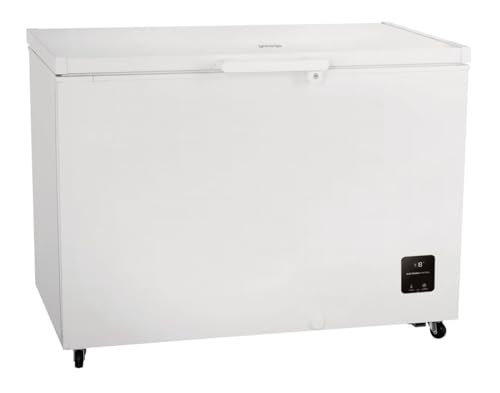 Gorenje FH30EAW Gefriertruhe/Höhe 111,4 cm/Gefrieren 297L/ LED Beleuchtung/Mit Hochleistungsrollen/FastFreeze/Sicherheitsschloss, Weiß von Gorenje