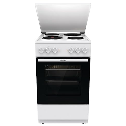 Gorenje GE5A23WH Standherd, 74 Liter, PerfectGrill, Pizza Mode 300°C, AquaClean, Made in Europe, weiß von Gorenje