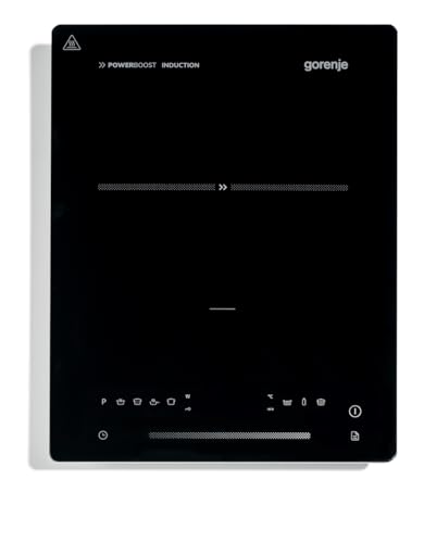 Gorenje ICY2000SP Induktionskochfeld 2000 W / 9 Stufen/Touch Control/PowerBoost/Energie sparend/Autark/Kindersicherung/Timer/Schwarz von Gorenje