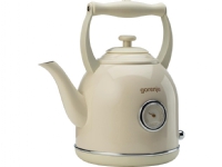 Gorenje K17CLIN, 1,7 l, 2000 W, Cremefarben, Metall, Kunststoff, Wasserstandsanzeige, Überhitzungsschutz von Gorenje