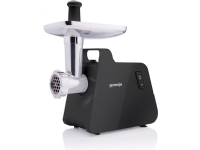 Fleischwolf Gorenje Meat grinder | MG2001SB | Schwarz/Edelstahl | 2000 W | Anzahl der Geschwindigkeiten 1 | Durchsatz (kg/min) 2,6 von Gorenje
