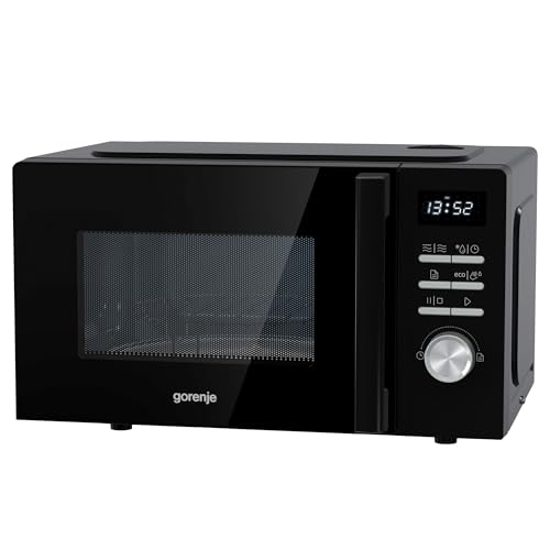 Gorenje Mikrowelle mit Grill, 20 L, 800 W Mikrowellenleistung + 1000 W Grillleistung, SmartDisplay, AquaClean, SuperCombo Program, Kindersicherung, Glasdrehteller - MO20A4BH Gorenje Mikrowelle mit Grill, 20 L, 800 W Mikrowellenleistung + 1000 W Grillleistung, SmartDisplay, AquaClean, SuperCombo Program, Kindersicherung, Glasdrehteller - MO20A4BH von Gorenje