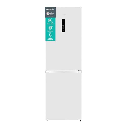 Gorenje N 619EAW4 Kühl-Gefrier-Kombination / LED Display / 186 cm / 300 l / NoFrostPLus / Gemüsefach mit Feuchteregler / FastFreeze / weiß von Gorenje